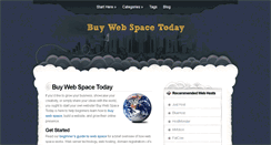 Desktop Screenshot of buywebspacetoday.com
